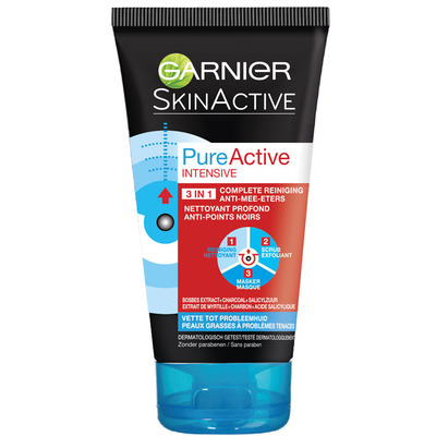 Garnier Skin pure active charcoal 3in1 control