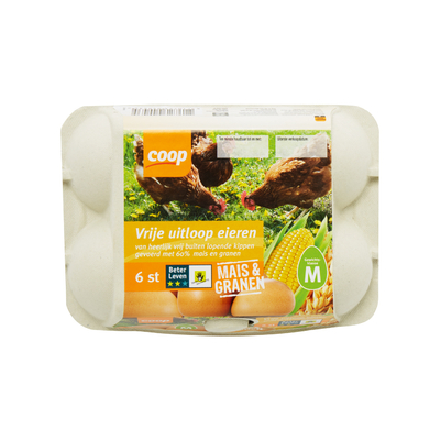 Coop Vrije Uitloop Eieren Maïs & Graan