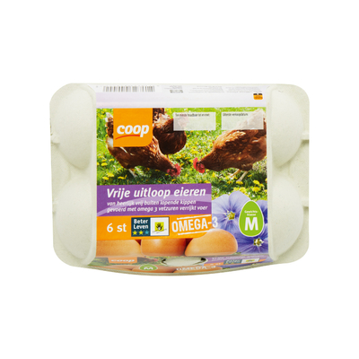 Coop Vrije Uitloop Eieren Omega 3