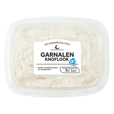 Huismerk Saladespecialiteit garnalen-knoflook