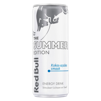 Red Bull The Summer Edition Kokos-Açaibes Smaak Energy Drink