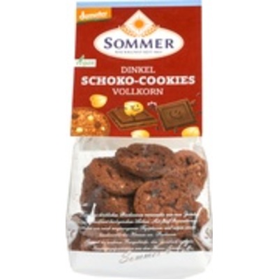 Spelt chocolade-hazelnoot koekjes