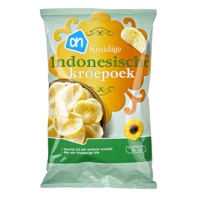 Huismerk Indonesische kroepoek mild gekruid