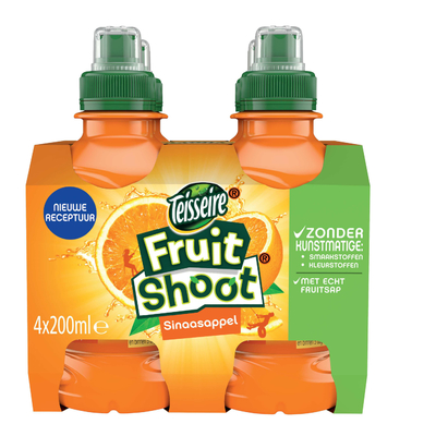 Robinsons Fruit Shoot Sinaasappel Fles 4 X 20 Cl