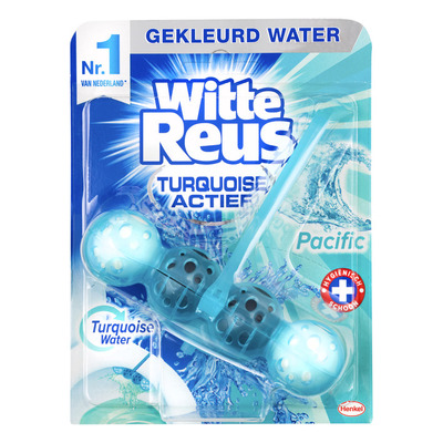 Witte Reus Turquoise actief pacific