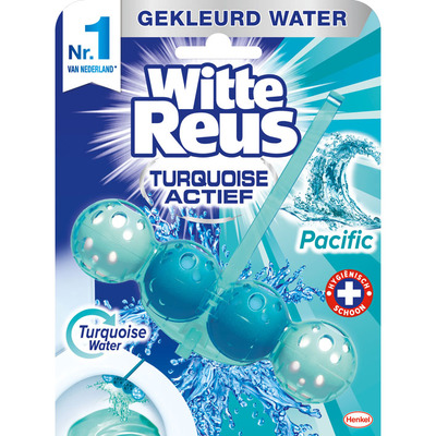 Witte Reus Turquoise actief pacific