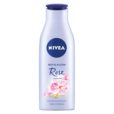 Nivea Body oil in lotion rose