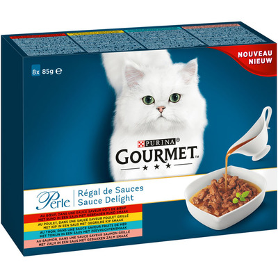Gourmet Perle sauce delight 8-pack o.a. met rund