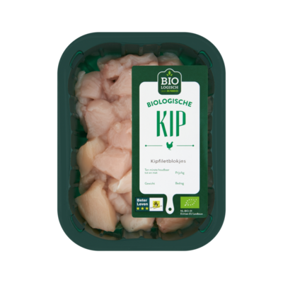 Huismerk Biologisch Biologische Kipfiletblokjes