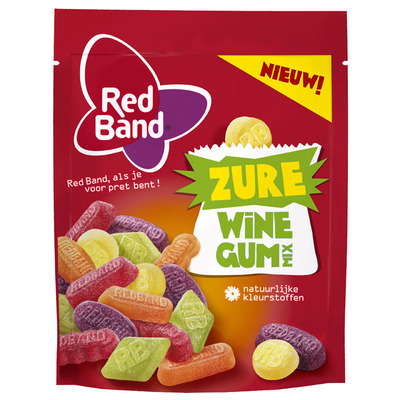Red Band Zure winegum mix