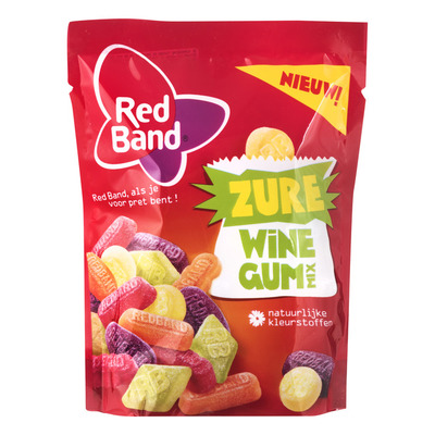 Red Band Zure winegum mix