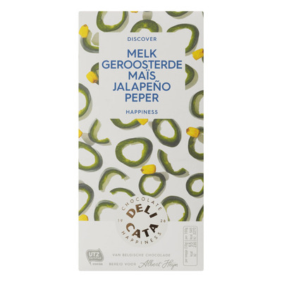 Huismerk Reep melk geroosterde mais-jalapeñopeper