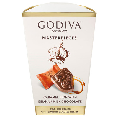 Godiva Masterpieces box caramel lion