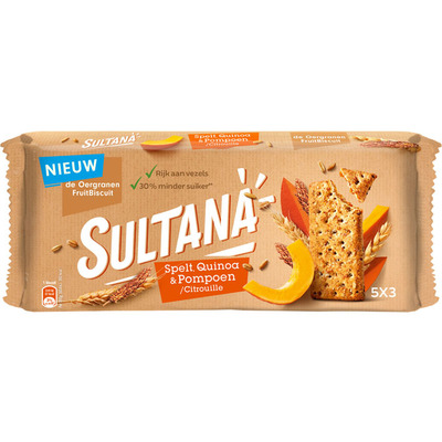 Sultana Spelt quinoa pompoen