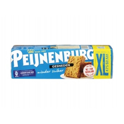 Peijnenburg Ontbijtkoek minder suiker gesneden XL