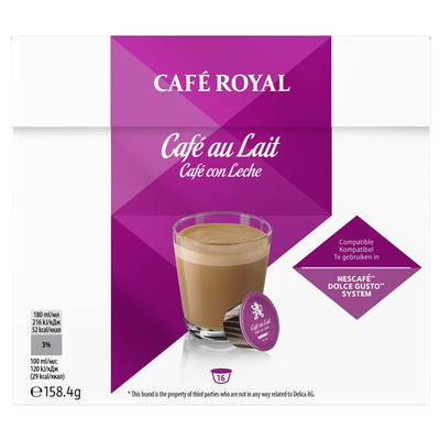 Café Royal Cafe au lait dolce gusto compatible