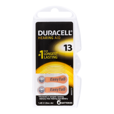 Duracell Batterij hearing aid 13