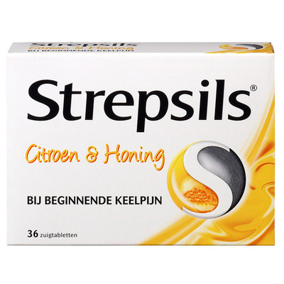 Strepsils Citroen honing zuigtabletten
