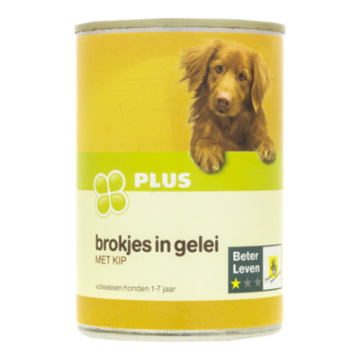 Huismerk Blikvoer kip beter leven 1 ster