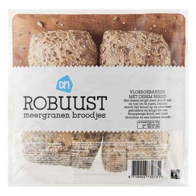 Huismerk Robuust meergranen broodjes