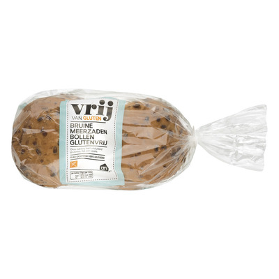 Huismerk Glutenvrij bruine meerzaden bollen