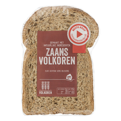 AH Zaanse brood volkoren half vers