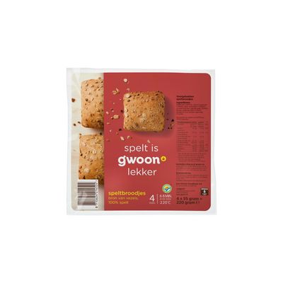 Huismerk Speltbroodjes