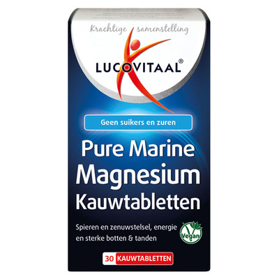 Lucovitaal Pure marine magnesium kauwtablet