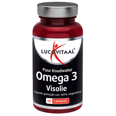 Lucovitaal Omega 3 puur koudwater visolie capsules