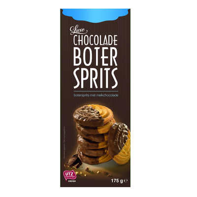 Continental Bakeries Luxe Botersprits Chocolade