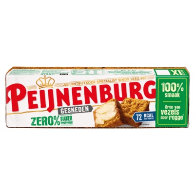 Peijnenburg zero 0% suiker gesneden 475 gram