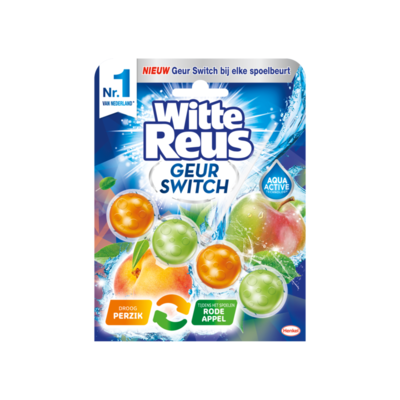 Witte Reus Geur Switch Perzik / Rode Appel Toiletblok