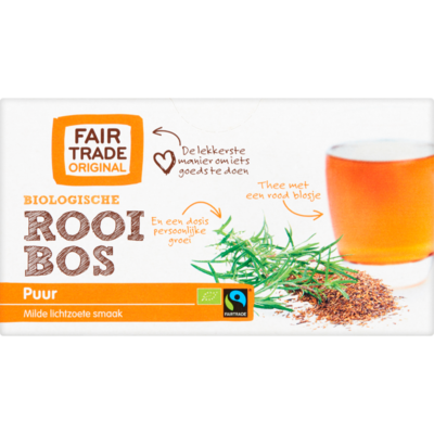 Fair Trade Original Rooibos thee biologisch 20 zakjes