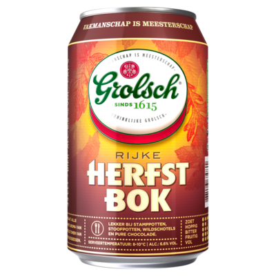 Grolsch Rijke Herfstbok Blik 33 cl