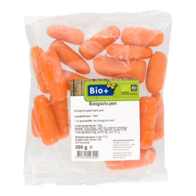 Bio+ geschrapte worteltjes biologisch
