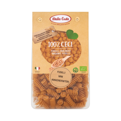 Dalla Costa Biologische Fusilli van Kikkererwten