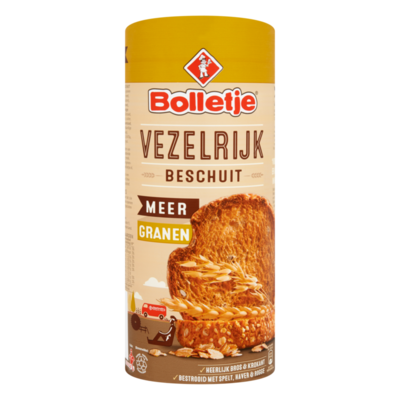 Bolletje Vezelrijk Beschuit Meergranen