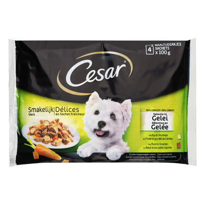 Cesar Smakelijk vers maaltijdzakjes gelei