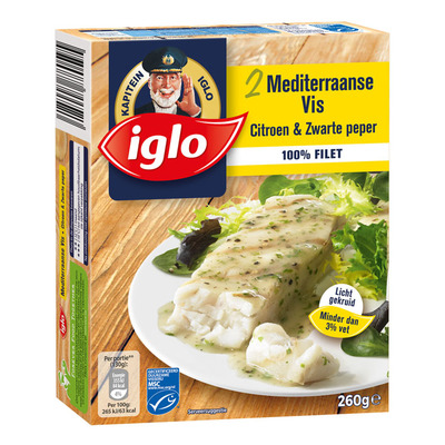 Iglo Mediterraanse vis citroen&zwarte peper