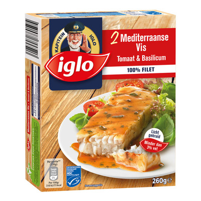 Iglo Mediterraanse vis tomaat&basilicum