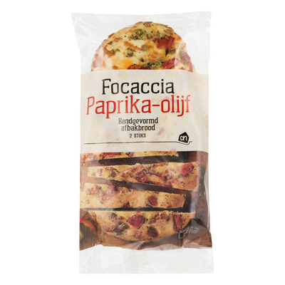 AH Focaccia paprika en olijf