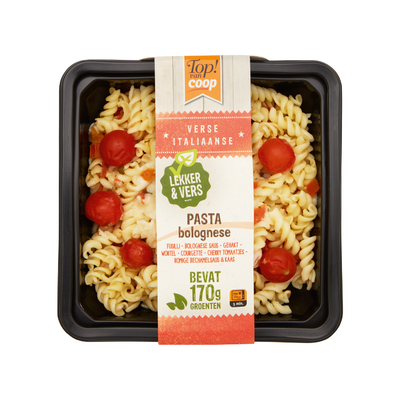 Top! Van Coop Pasta Bolognese