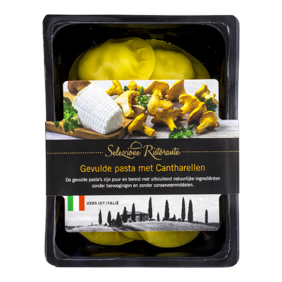 Selezione Ristorante Gevulde pasta met cantharellen