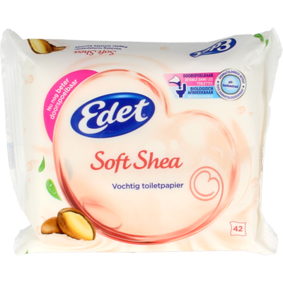 Edet Vochtig Toiletpapier Soft Shea