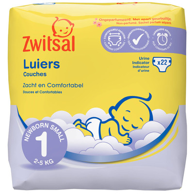 Zwitsal Luiers new born maat 1