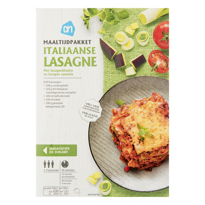 Huismerk Maaltijdpak Italiaanse lasagne