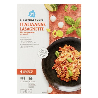 Huismerk Maaltijdpak Italiaanse lasagnette