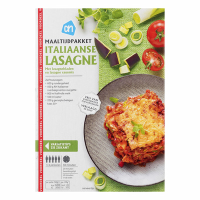 Huismerk Maaltijdpakket Italiaanse lasagne