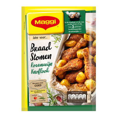 Maggi Braadstomen rozemarijn knoflook