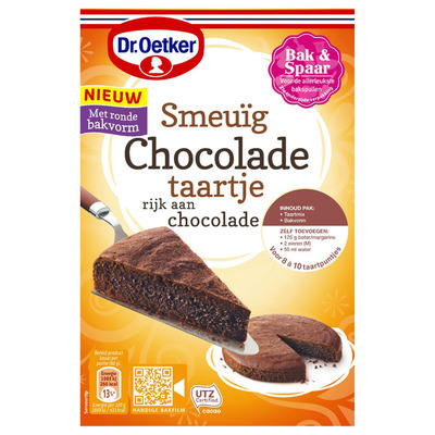Dr. Oetker Smeuïg chocoladetaartje